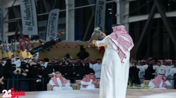 معرض الصقور السعودي يشهد لأول مرة بيع صقرين من منغوليا بصفقة تاريخية